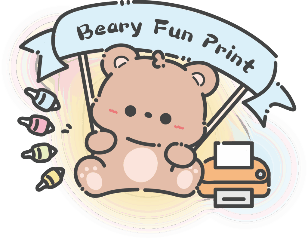 Beary Fun Print Company Logo