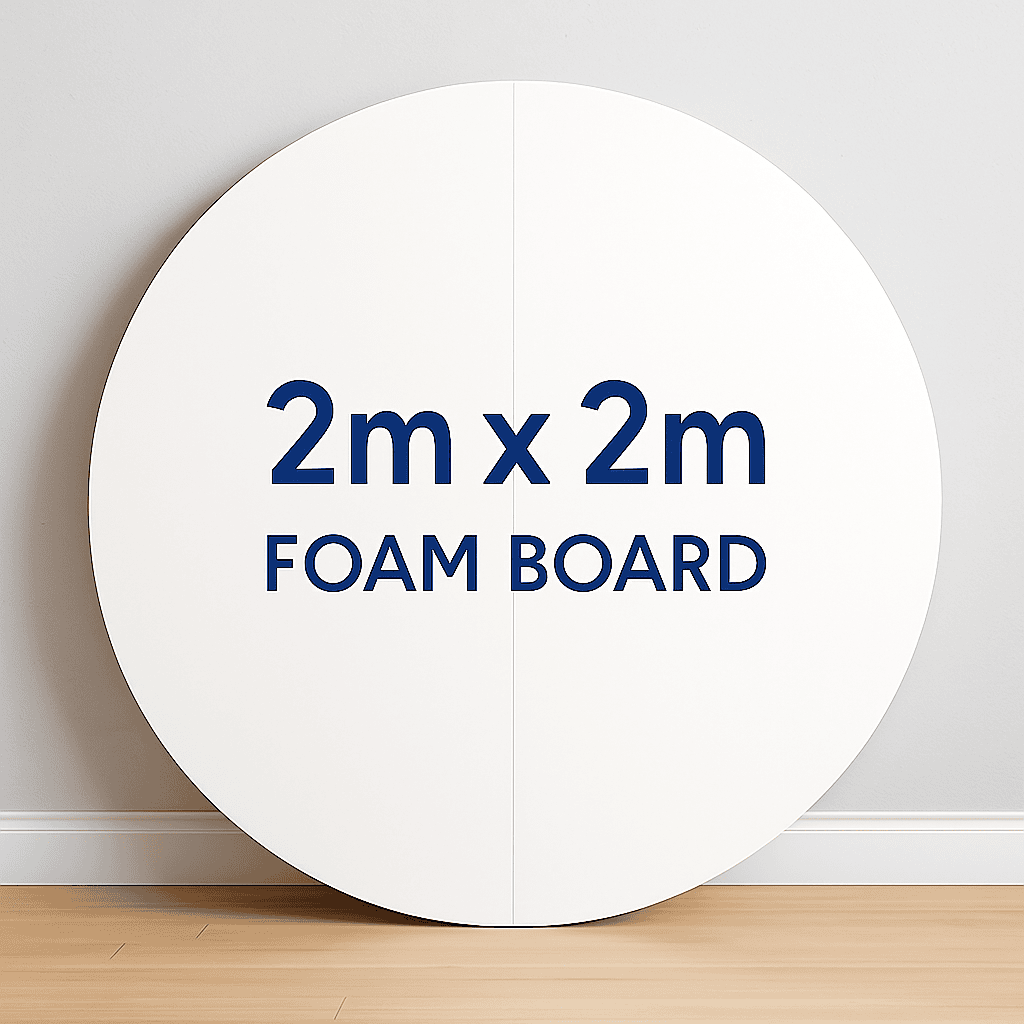 Oversized Custom Shape Foam Board Tiling (Both sides > 1.2m)