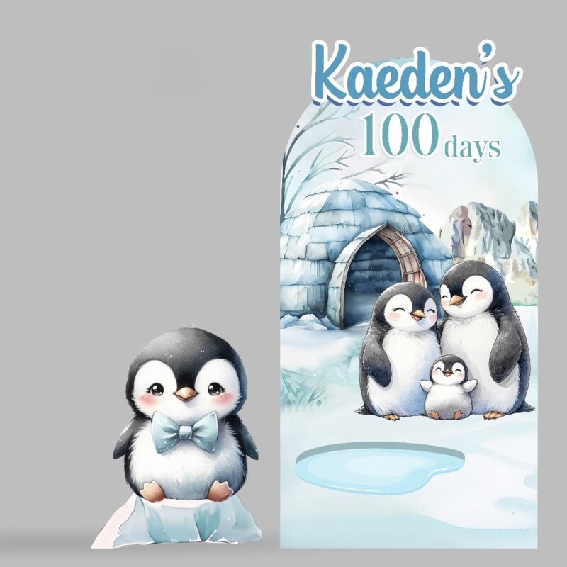 Penguin Backdrop & Standee Set