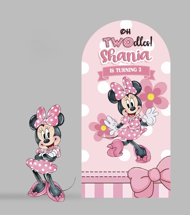 Minnie Mouse Backdrop & Standee Set