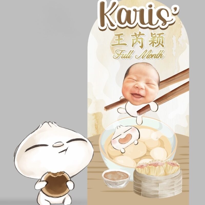 Bao Backdrop & Standee Set