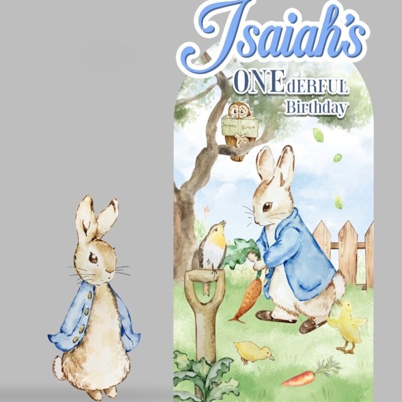 Peter Rabbit Backdrop & Standee Set