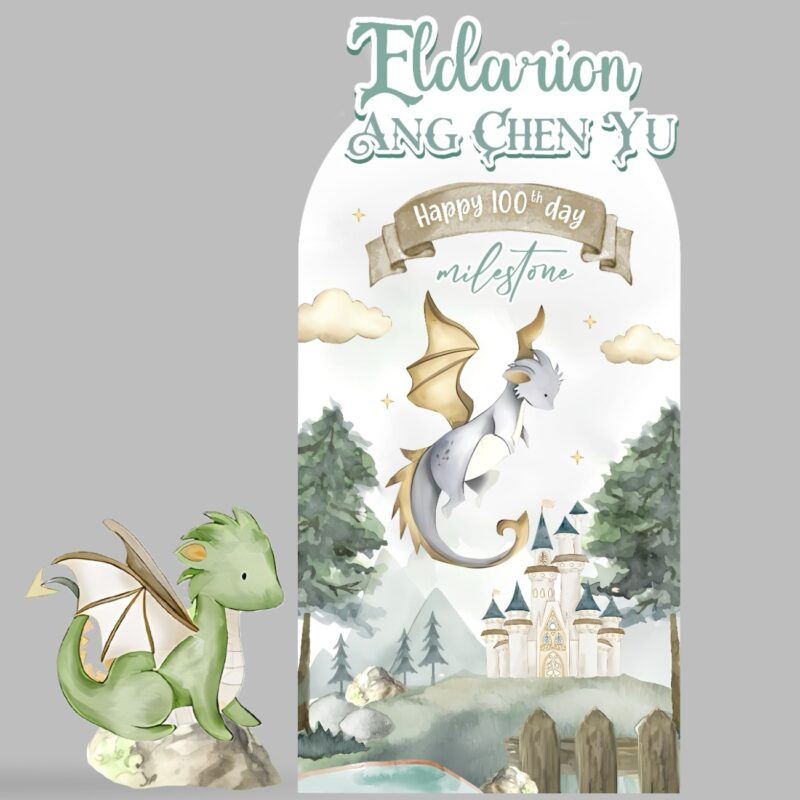 Dragon Castle Backdrop & Standee Set