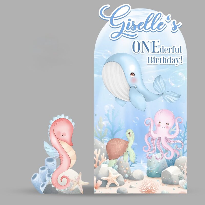 Under the Sea Backdrop & Standee Set