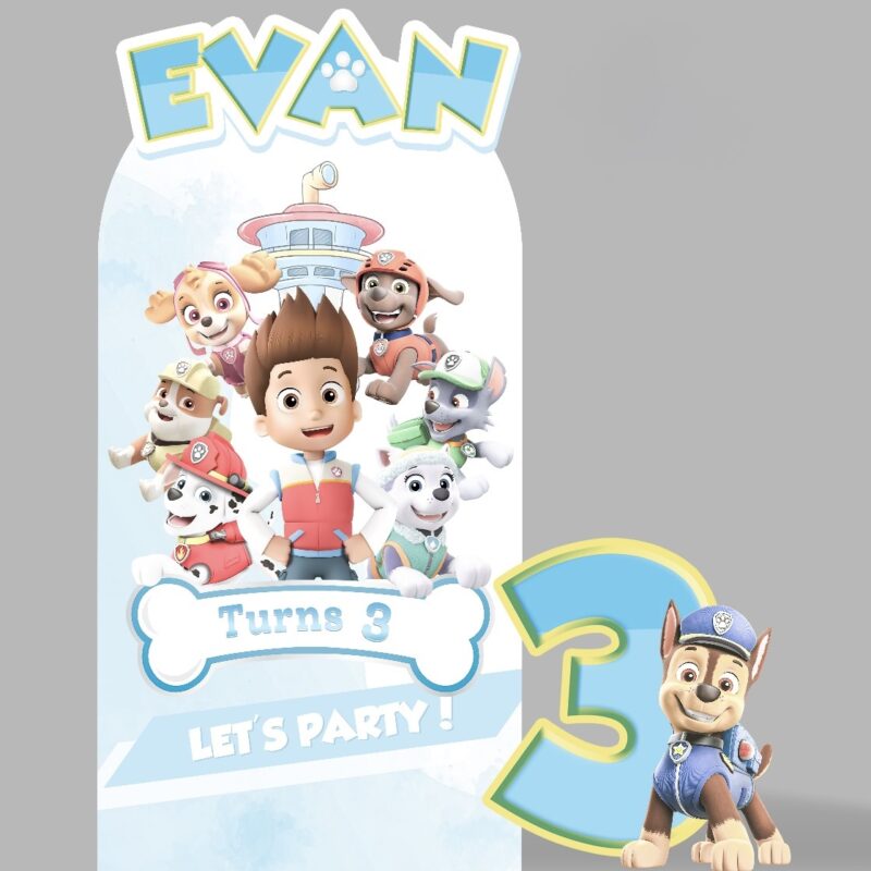Paw Petrol Backdrop & Standee Set