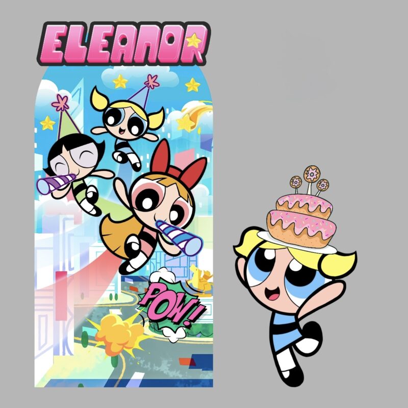 The Powerpuff Girls Backdrop & Standee Set