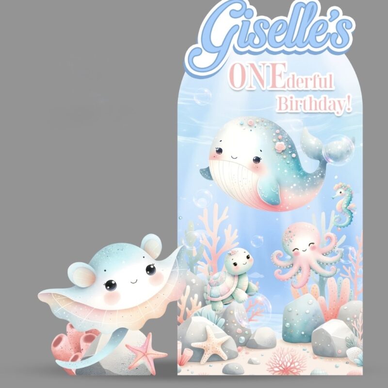Under the Sea Backdrop & Standee Set