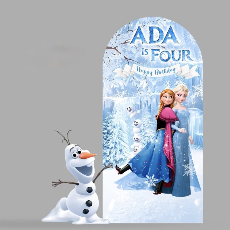 Frozen Elsa Backdrop & Standee Set