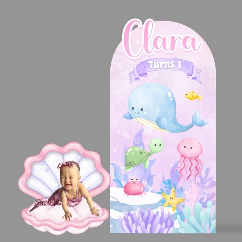 Under the Sea Backdrop & Standee Set