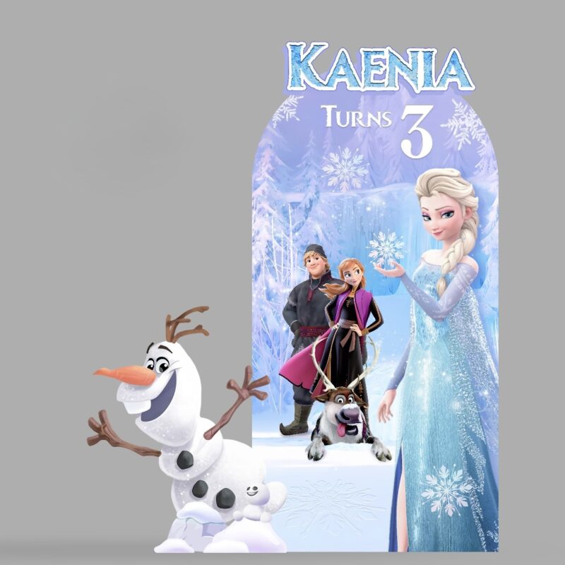 Frozen Backdrop & Standee Set